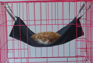 Waterproof Cat Hammock Bed For Cages - meowoholics