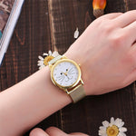 Gold Mesh Band Cute Cat Quartz Watch For Women - meowoholics