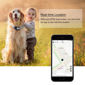 Waterproof Mini GPS Collar Tracker Locator Pets iOS/Android Web Tracking - meowoholics