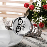 Luxury Cat Stainless Steel Watch For Women - meowoholics