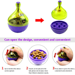 Interactive Cat IQ Treat Toy Food Dispenser For Cats - meowoholics