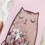 Dynamic Liquid Glitter Quicksand Case Cat Printed Cover For Apple iPhone 6,6 plus,7,7 plus,8,8 plus - meowoholics