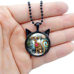 Cute Mechanical Cat Art Picture Pendant - meowoholics