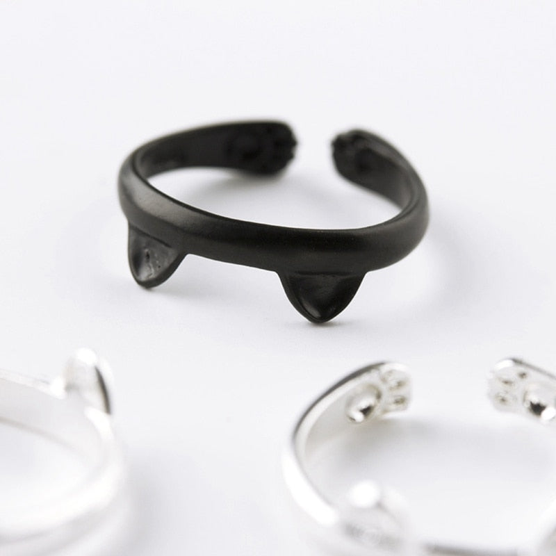 Cute Cat Open-end Ring cat's ears - meowoholics