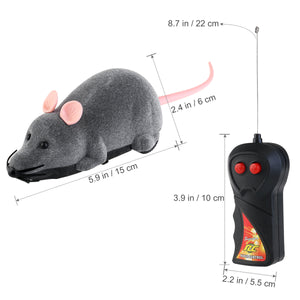 Remote Control Simulation Plush Mouse Toy For Cats - meowoholics