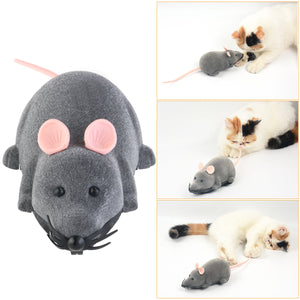 Remote Control Simulation Plush Mouse Toy For Cats - meowoholics