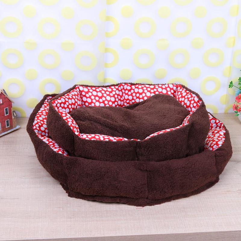 Warm Winter Cotton Plush Cat Bed - meowoholics