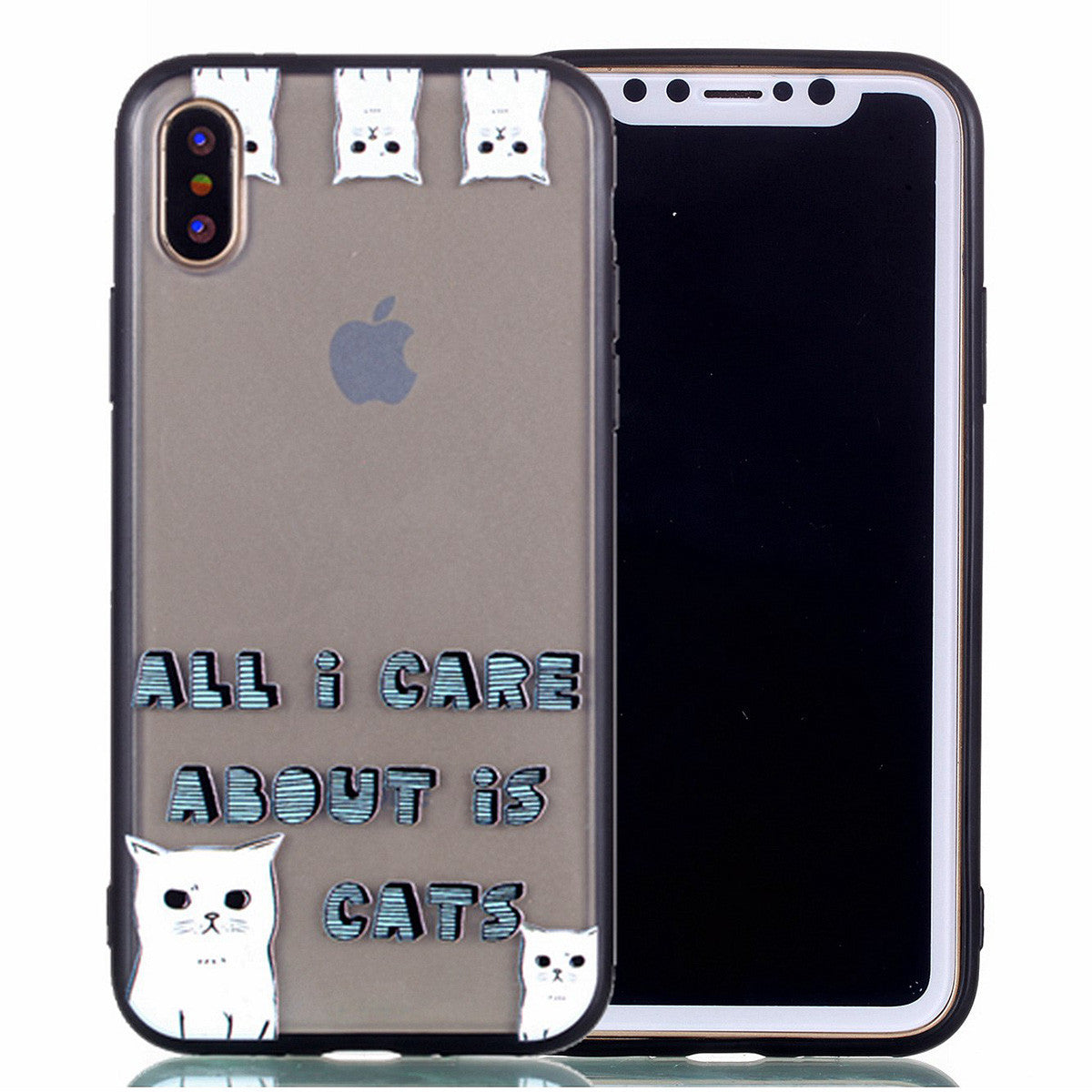 TPU Soft Shock Absorption Scratch Resistant Slim Protective Case - meowoholics