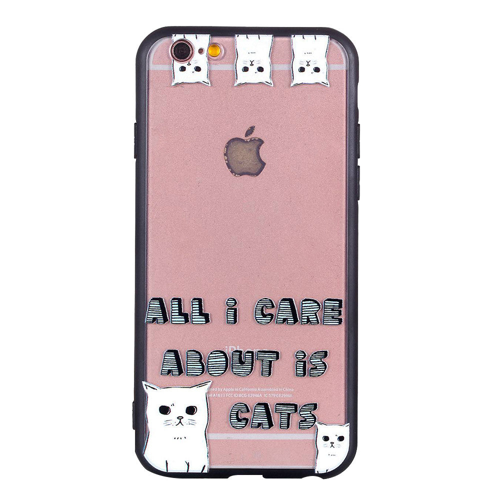 TPU Soft Shock Absorption Scratch Resistant Slim Protective Case - meowoholics