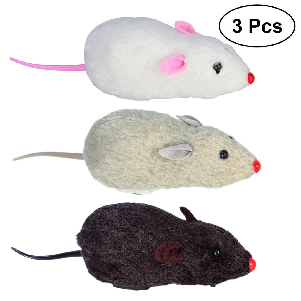 3Pcs False Mice Interactive Mini Toys for Pet Cats - meowoholics