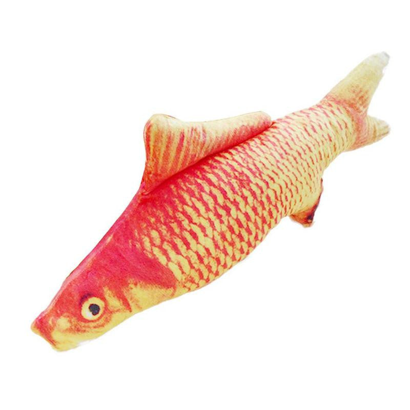 Lifelike Fish Shape Cat Teaser Cute Playing Toy - meowoholics