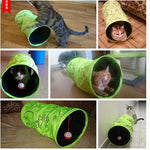 Pet Cat Foldable Tunnel Indoor Outdoor Training Toy - meowoholics