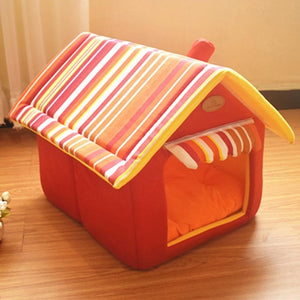 Luxury Cat House Warm Insulated Padded Cosy Cave - meowoholics