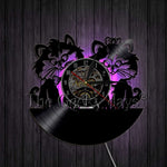 Cat 3D Decorative Art Wall Clock With LED For Light Effect - meowoholics